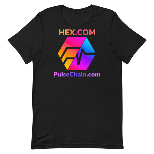 HEX.COM and PulseChain.com Unisex T-Shirt